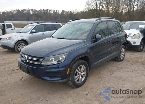 2015 Volkswagen Tiguan S from USA, damaged, VIN WVGAV7AX2FW535598